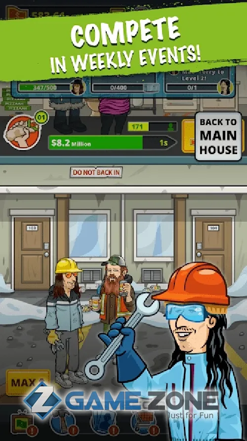 صورة من لعبة Fubar: Just Giver - Idle Party Tycoon
