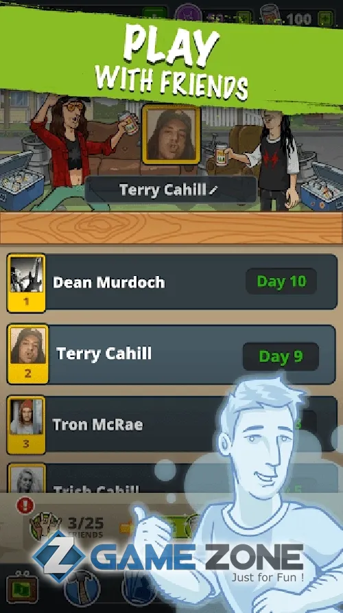 صورة من لعبة Fubar: Just Giver - Idle Party Tycoon
