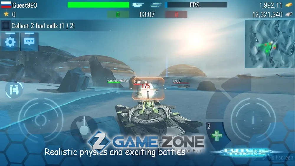 صورة من لعبة Future Tanks: Танки Будущего 3D