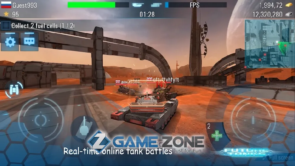صورة من لعبة Future Tanks: Танки Будущего 3D