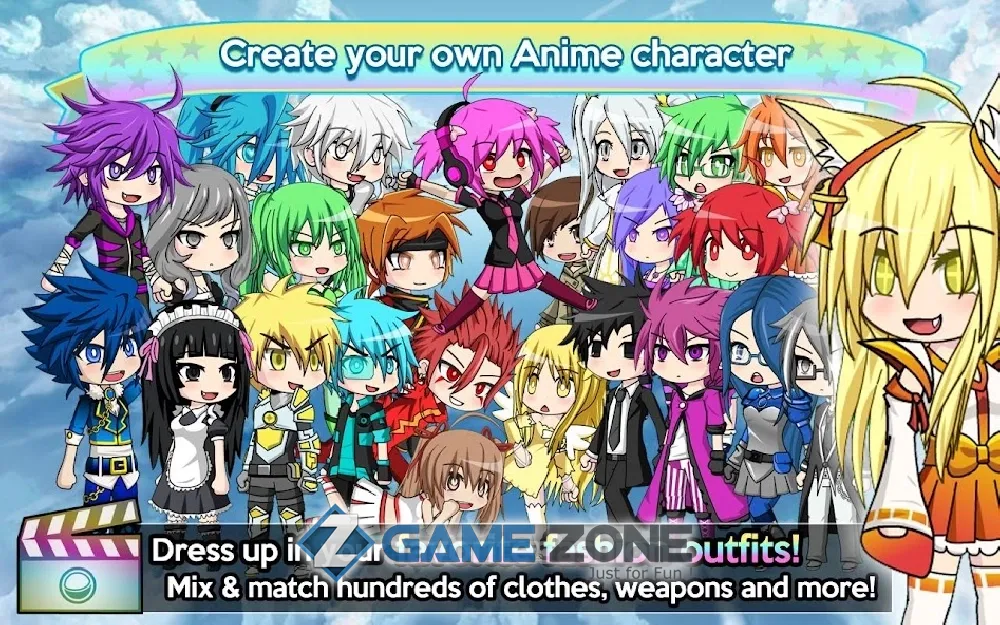 صورة من لعبة Gacha Studio (Anime Dress Up)