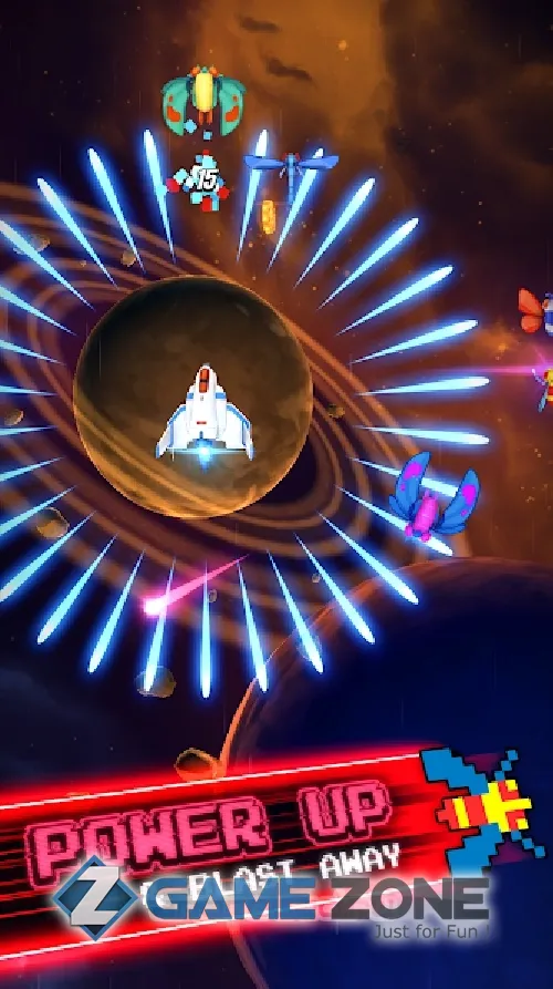 صورة من لعبة Galaga Wars [Много денег]