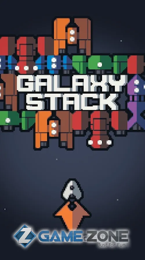صورة من لعبة Galaxy Stack