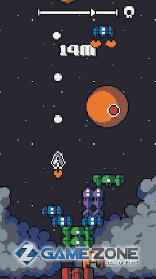 صورة من لعبة Galaxy Stack