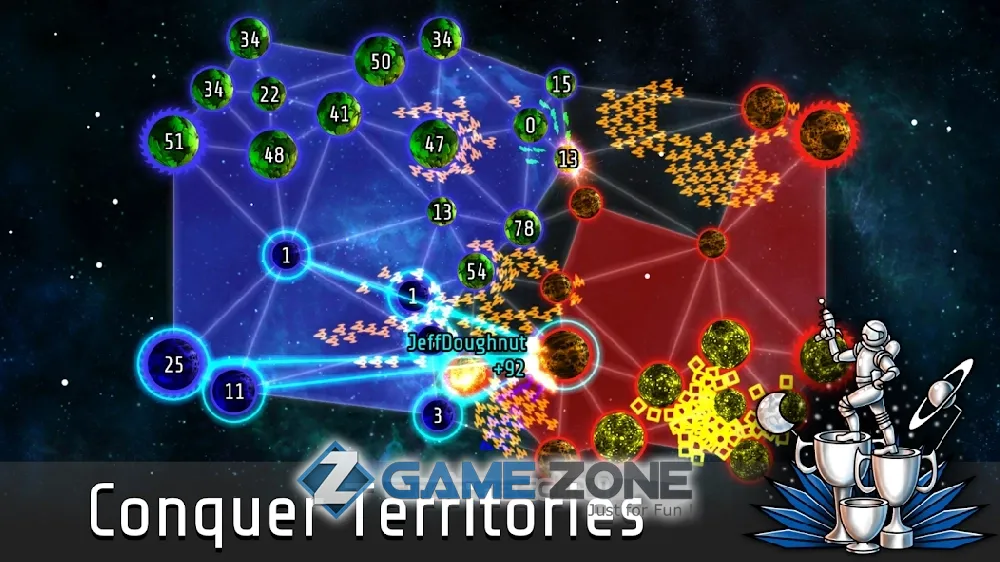 صورة من لعبة Galcon 2: Galactic Conquest