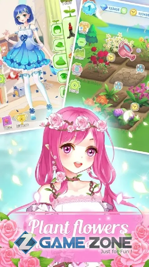 صورة من لعبة ррGarden & Dressup Flower Princess Fairytale [Mod Money]