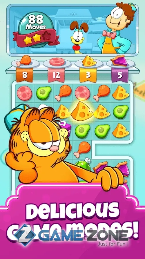 صورة من لعبة Garfield Food Truck [Много денег]