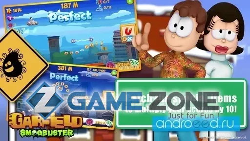 صورة من لعبة Garfield Smogbuster [Много денег]