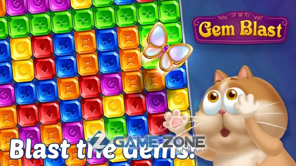 صورة من لعبة Gem Blast: Magic Match Puzzle [Много денег]