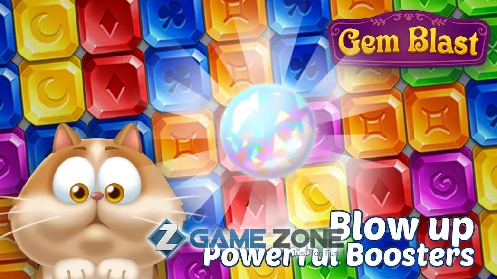صورة من لعبة Gem Blast: Magic Match Puzzle [Много денег]