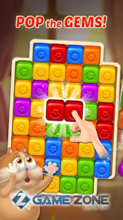صورة من لعبة Gem Blast: Magic Match Puzzle [Много денег]