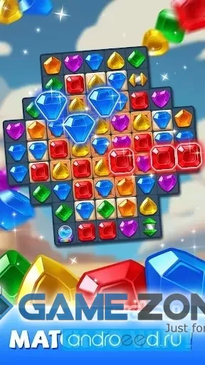 صورة من لعبة Gems Matcher Match 3 Game [Mod Money]