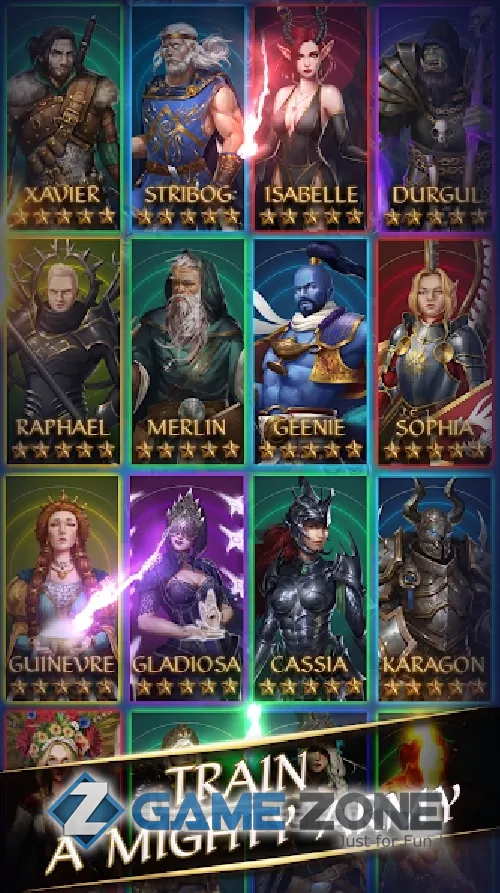 صورة من لعبة Gemstone Legends Epic fantasy match3 puzzle RPG