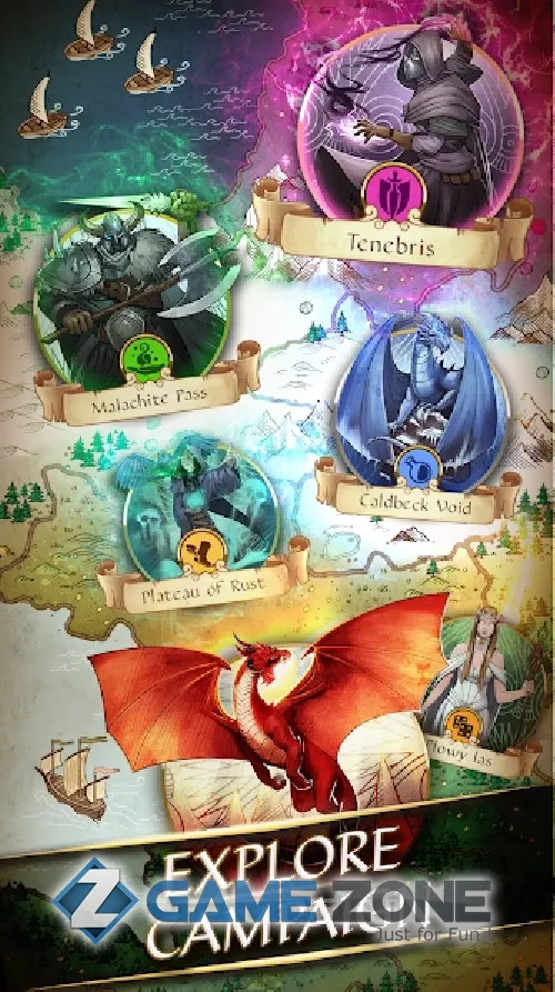 صورة من لعبة Gemstone Legends Epic fantasy match3 puzzle RPG