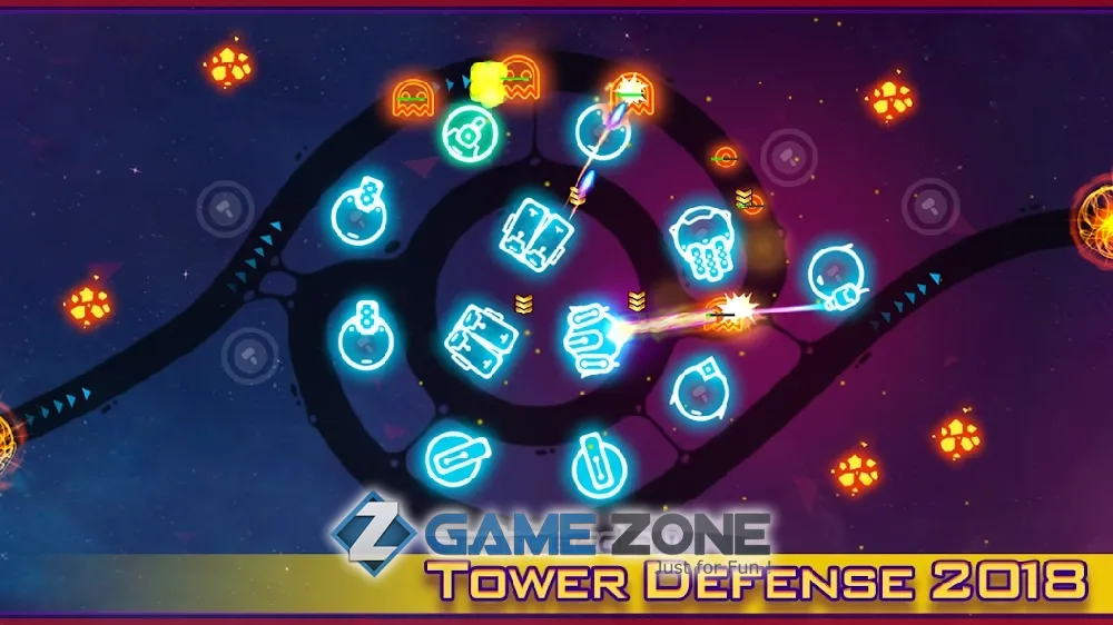 صورة من لعبة Geometry Defense 2 [Без рекламы+деньги]