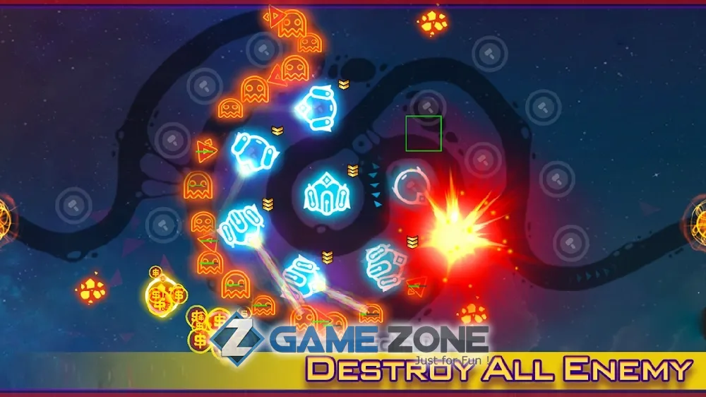 صورة من لعبة Geometry Defense 2 [Без рекламы+деньги]