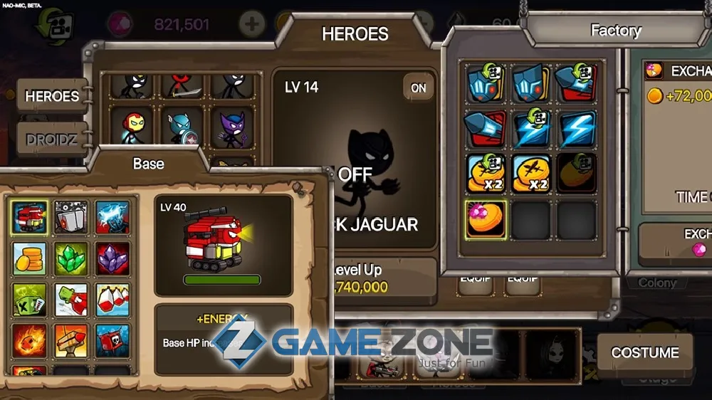 صورة من لعبة HERO WARS Super Stickman Defense [Mod Money]
