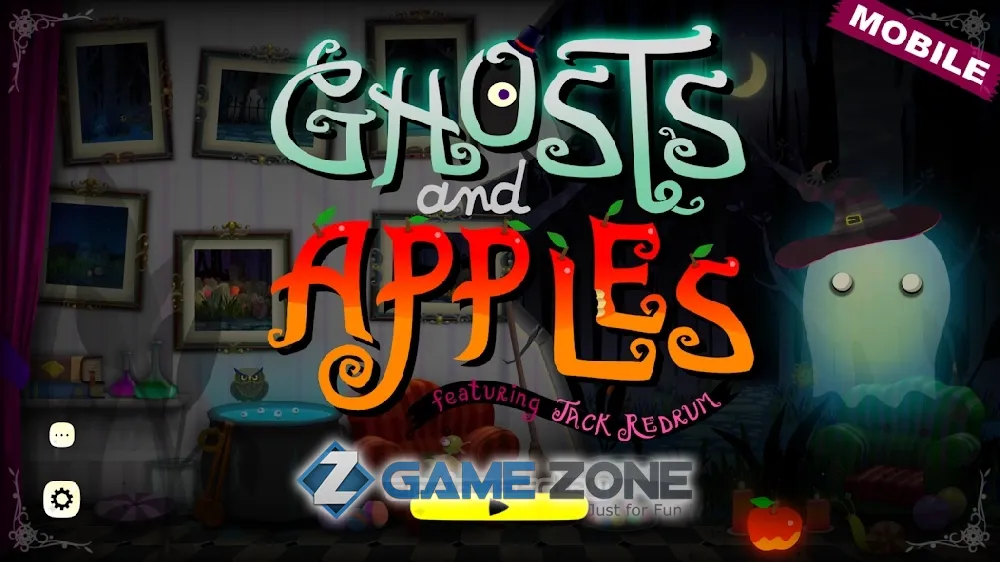 صورة من لعبة Ghosts and Apples Mobile