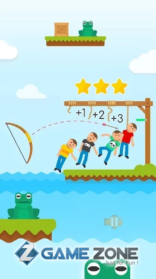 صورة من لعبة Gibbets: Bow Master [Много денег]