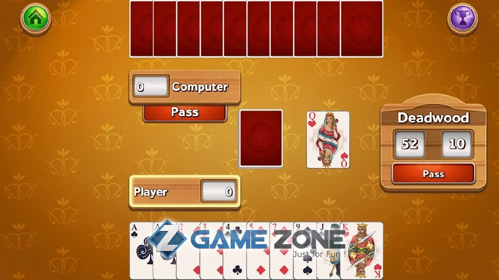 صورة من لعبة Gin Rummy Deluxe