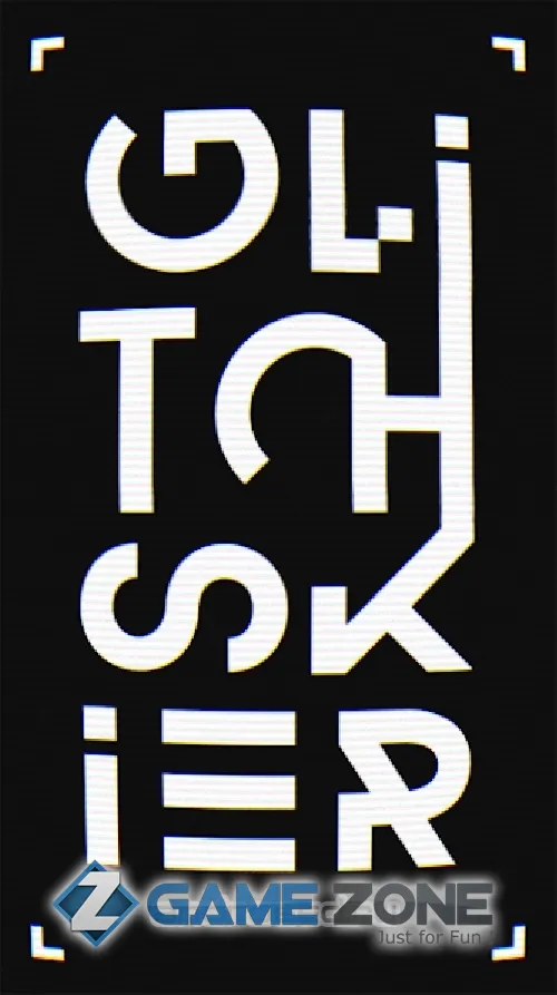 صورة من لعبة Glitchskier