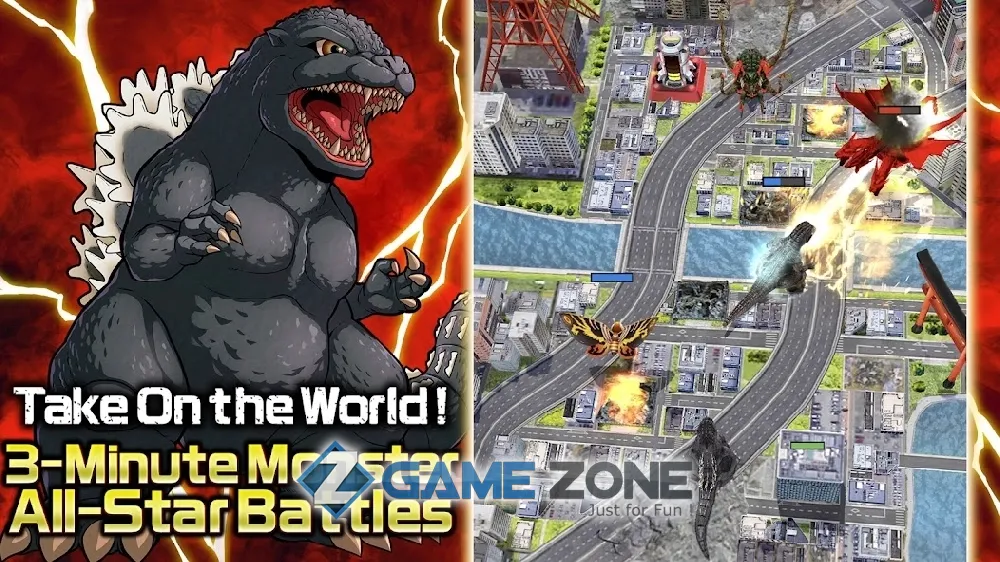 صورة من لعبة GODZILLA BATTLE LINE [Adfree]