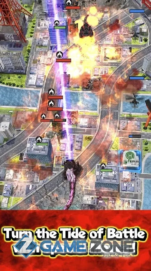صورة من لعبة GODZILLA BATTLE LINE [Adfree]