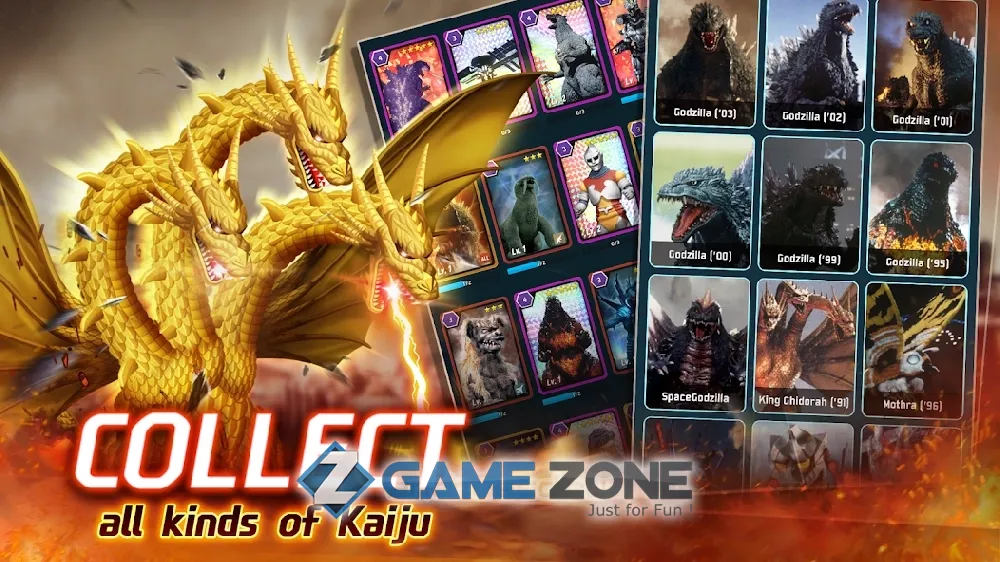 صورة من لعبة Godzilla Defense Force