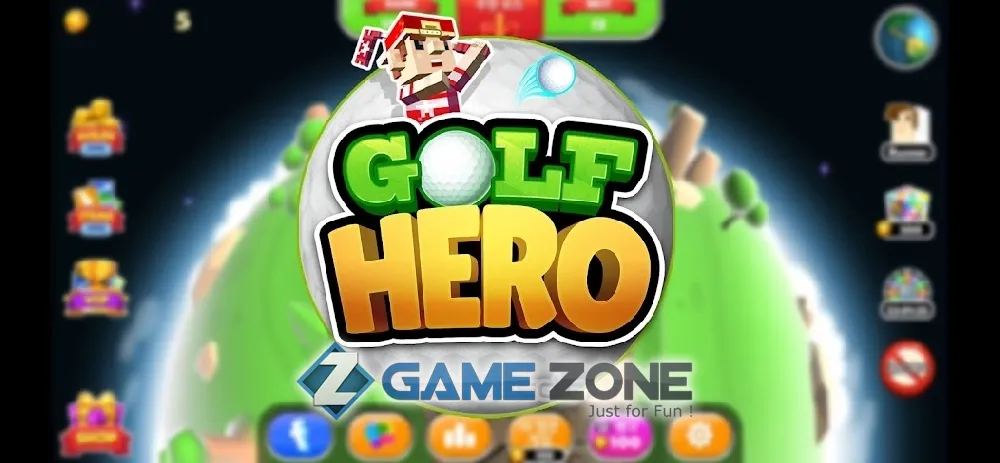 صورة من لعبة Golf Hero - Pixel Golf 3D [Много денег]