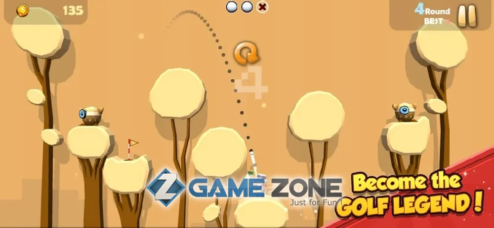 صورة من لعبة Golf Hero - Pixel Golf 3D [Много денег]