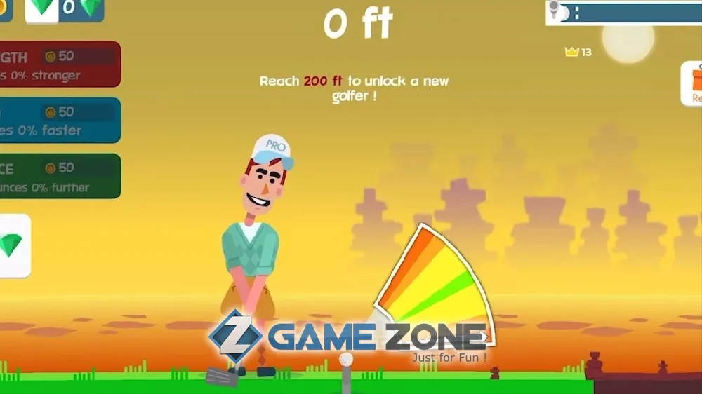 صورة من لعبة Golf Orbit