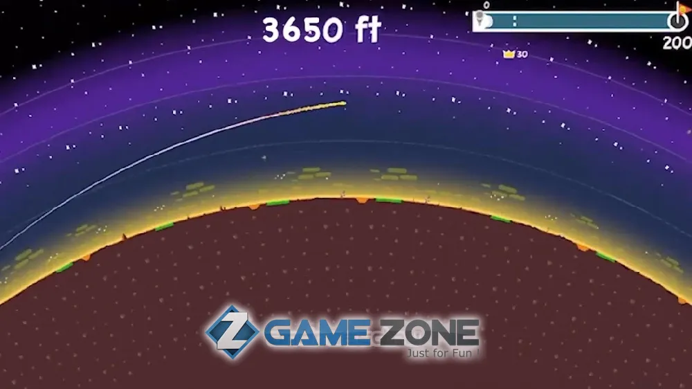 صورة من لعبة Golf Orbit