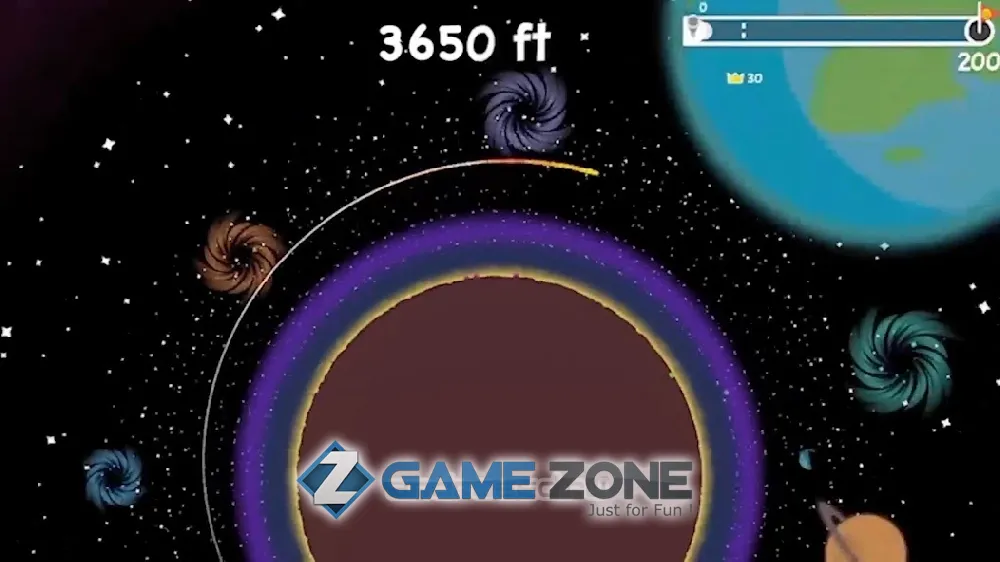 صورة من لعبة Golf Orbit