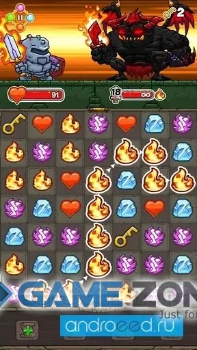 صورة من لعبة Good Knight Story [Много денег]