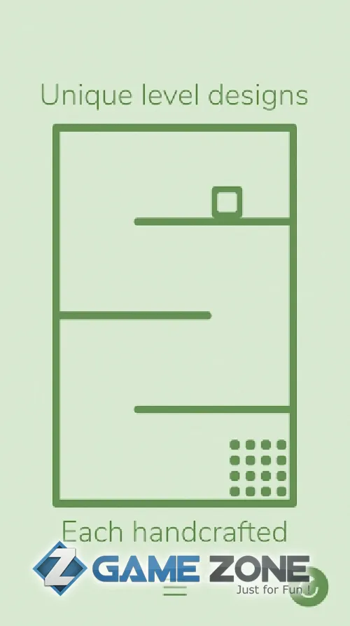 صورة من لعبة Gravity Box - Minimalist Physics Game