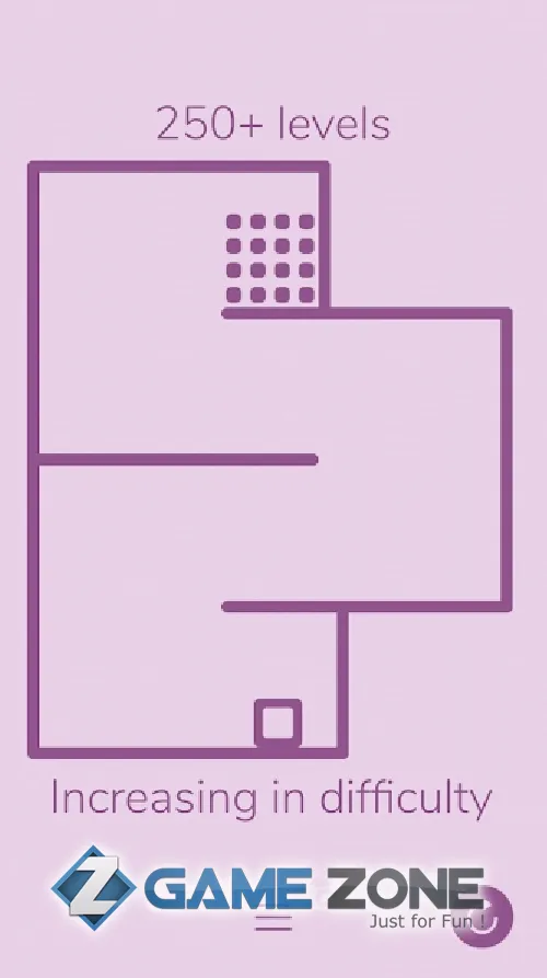 صورة من لعبة Gravity Box - Minimalist Physics Game