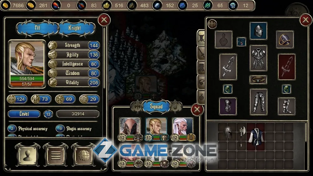 صورة من لعبة Grim wanderings 2 Strategic turnbased rpg [unlocked]
