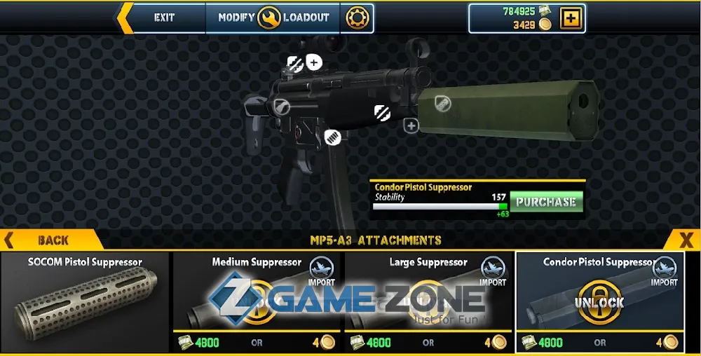صورة من لعبة Gun Club 3: Virtual Weapon Sim [Много денег]