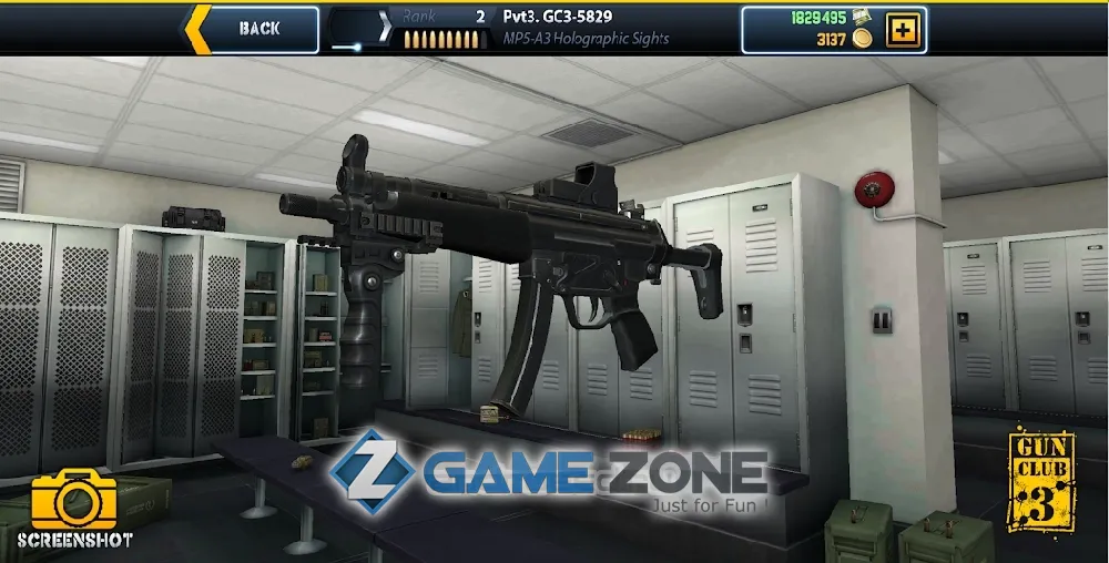 صورة من لعبة Gun Club 3: Virtual Weapon Sim [Много денег]