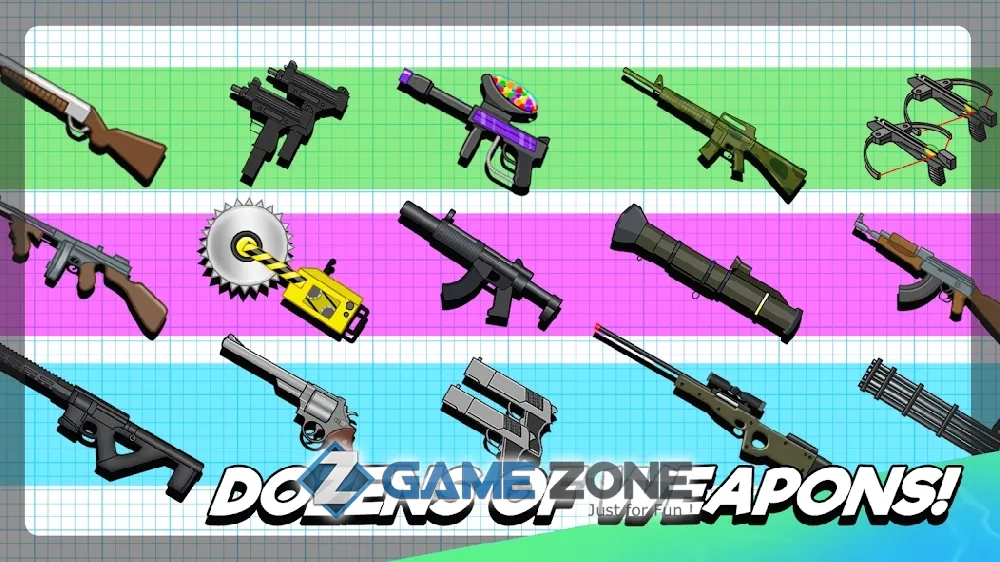 صورة من لعبة Gun Fu: Stickman 2 [Много денег]