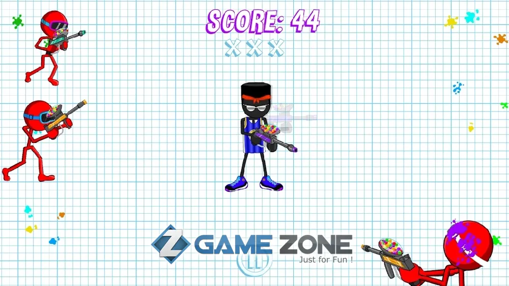 صورة من لعبة Gun Fu: Stickman 2 [Много денег]