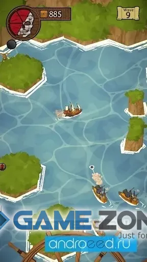 صورة من لعبة Gunboat Glory