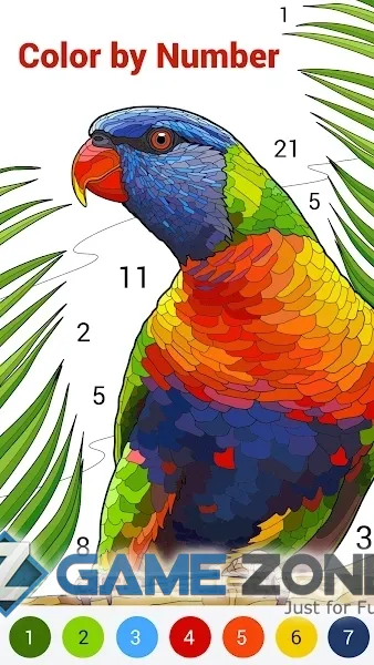 صورة من لعبة Happy Coloramptrade ampndash Color by Number [unlocked/lots of hints]
