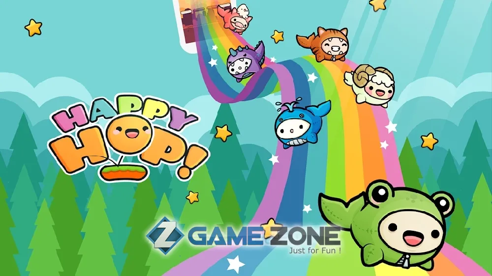 صورة من لعبة Happy Hop: Kawaii Jump
