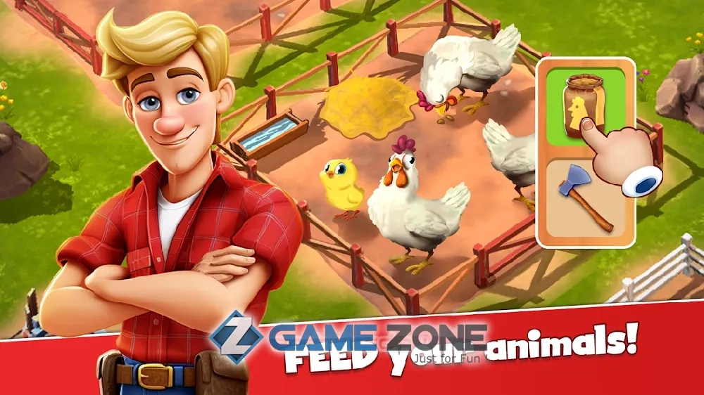 صورة من لعبة Happy Town Farm