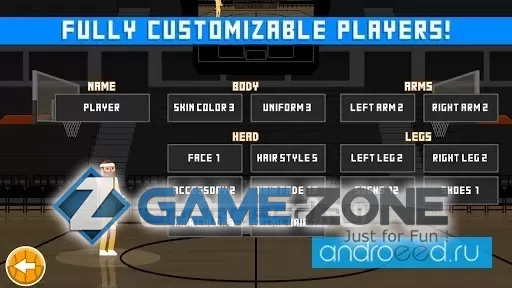 صورة من لعبة Hardwood Rivals Basketball [Много денег]