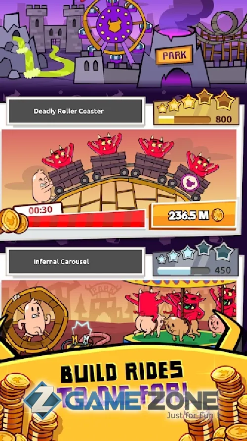 صورة من لعبة Hell Inc. - Imp Theme Park Tycoon