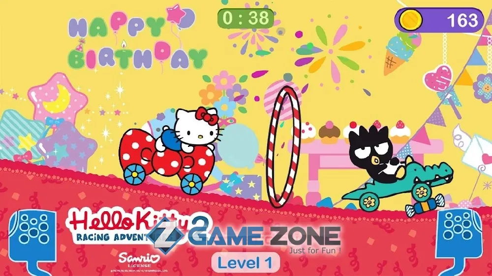 صورة من لعبة Hello Kitty Racing Adventures 2