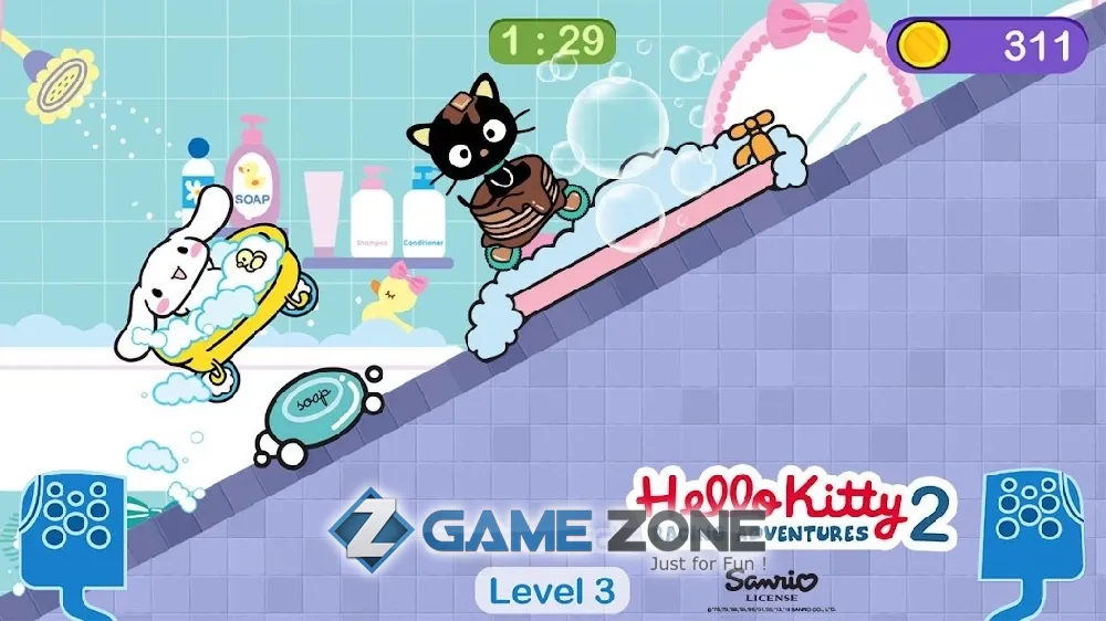 صورة من لعبة Hello Kitty Racing Adventures 2