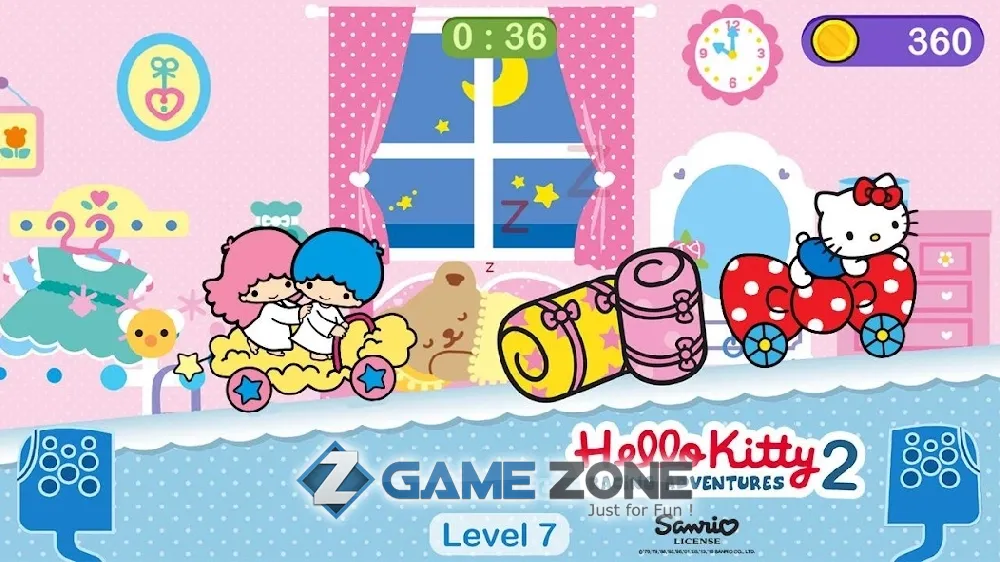 صورة من لعبة Hello Kitty Racing Adventures 2